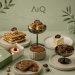 Elegant desserts with subtle branding Elegant desserts with subtle branding
